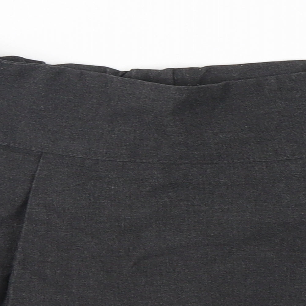 F&F Girls Grey  Polyester Pleated Skirt Size 5-6 Years  Regular