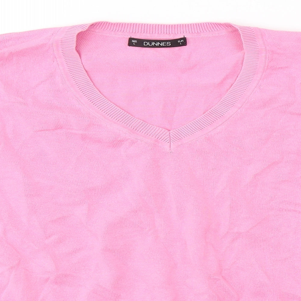 Womens UK Size L Dunnes Stores Pink Pullover Jumper