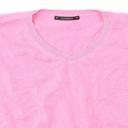 Womens UK Size L Dunnes Stores Pink Pullover Jumper