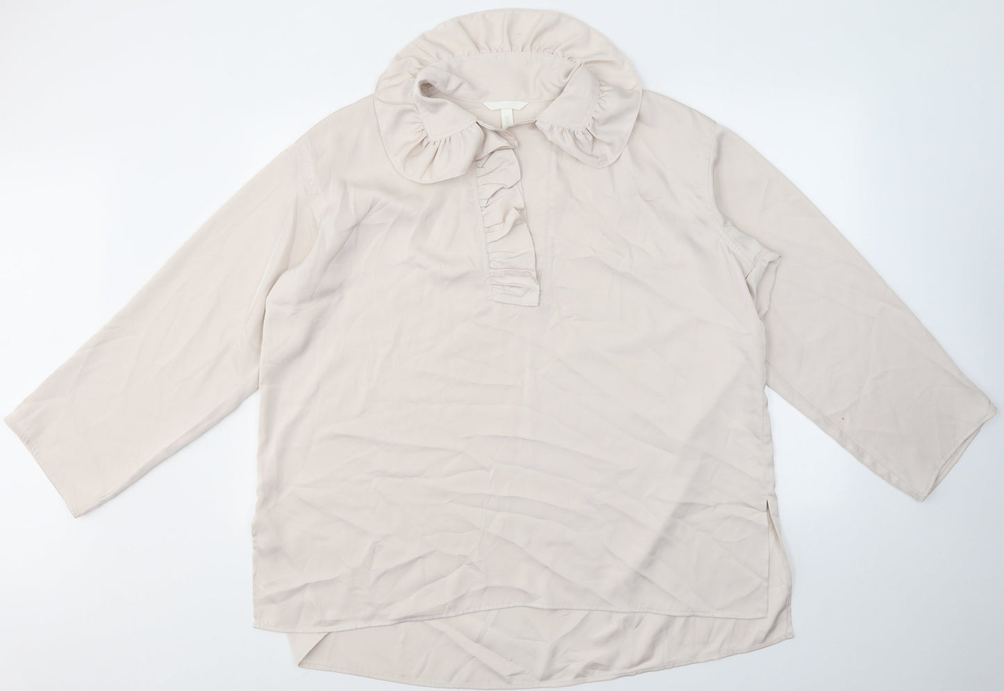 Womens UK Size M H&M Beige Camisole Blouse