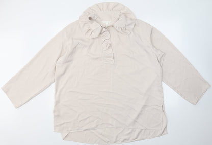Womens UK Size M H&M Beige Camisole Blouse