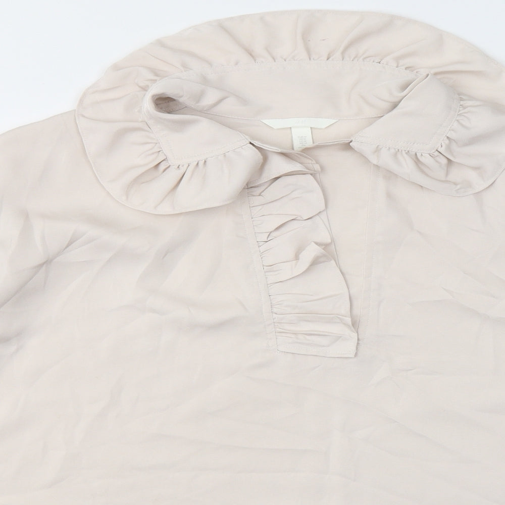 Womens UK Size M H&M Beige Camisole Blouse