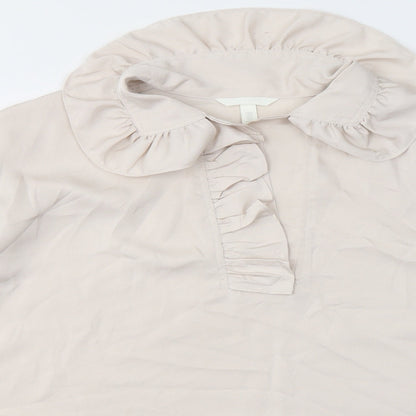 Womens UK Size M H&M Beige Camisole Blouse