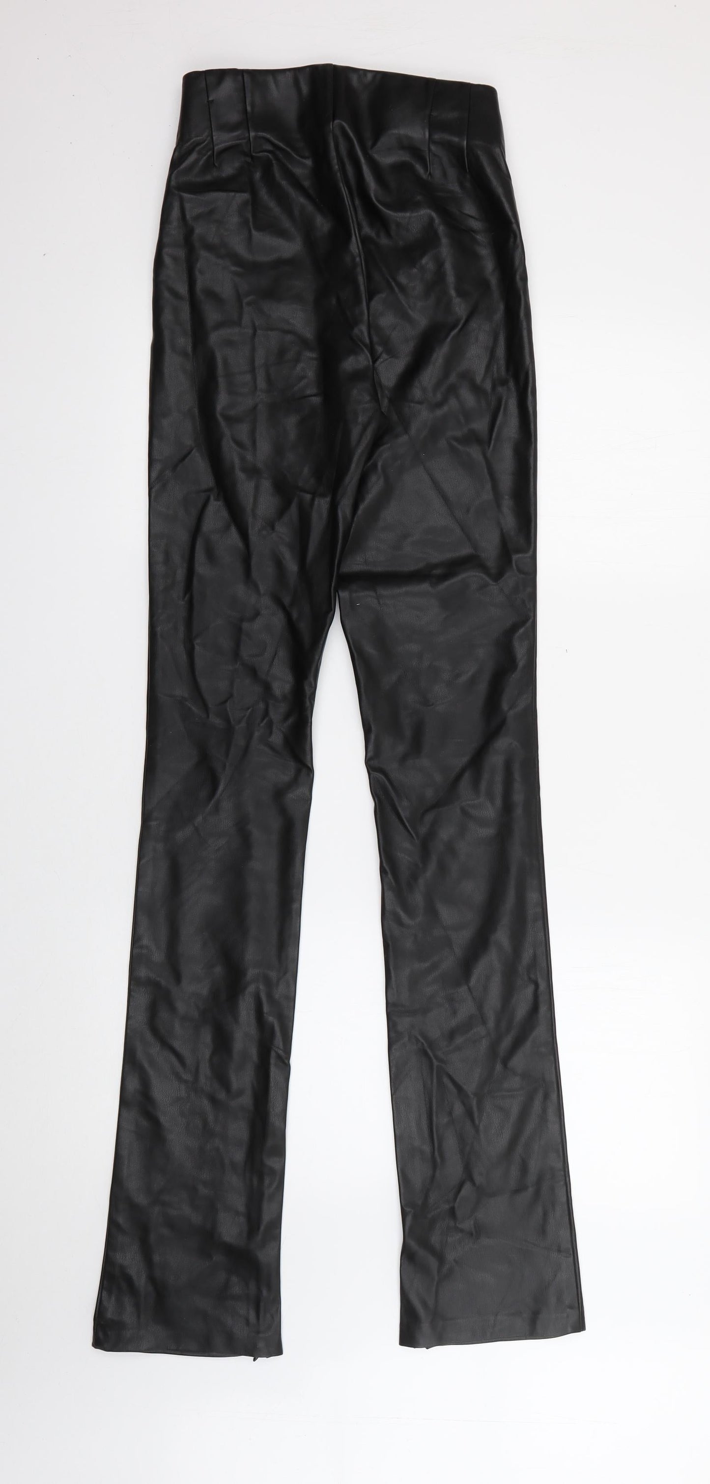 Womens UK Size 24 in Zara Regular Fit  Black Trousers