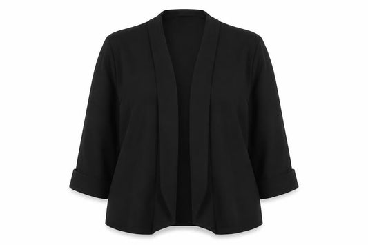 Womens UK Size XL C.M.D Black Cardigan Jumper