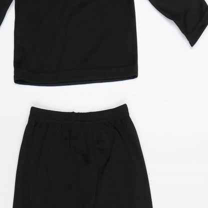 George Baby Black  Polyester Shorts Set Outfit/Set Size 12 Months   - Skeleton Fancy Dress