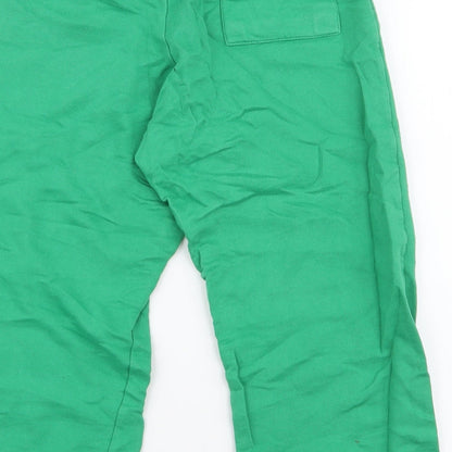 Dunnes Stores Mens Green  Cotton Sweat Shorts Size 26  Regular Drawstring