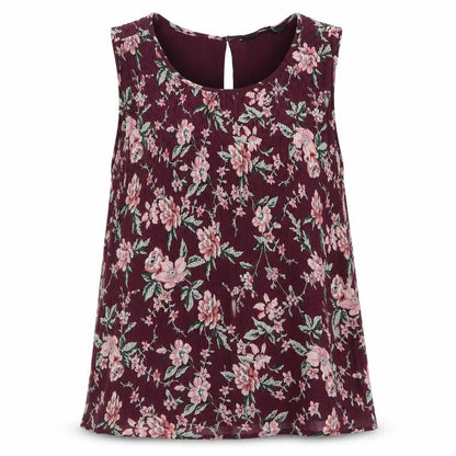 Womens UK Size 10 New Look Purple Basic Blouse