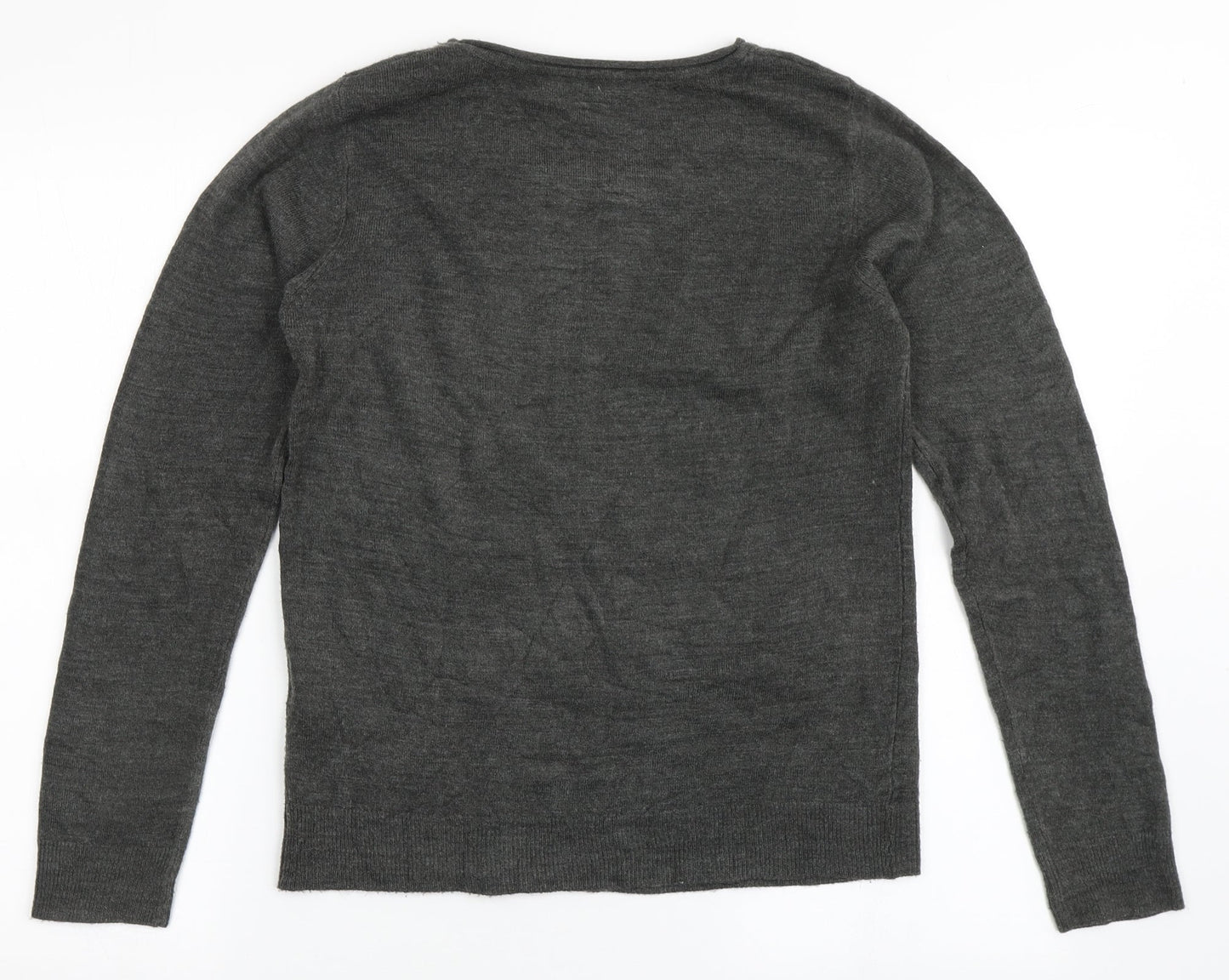 Womens UK Size 8 Atmosphere Grey Pullover Jumper