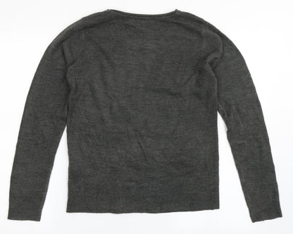 Womens UK Size 8 Atmosphere Grey Pullover Jumper