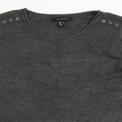 Womens UK Size 8 Atmosphere Grey Pullover Jumper