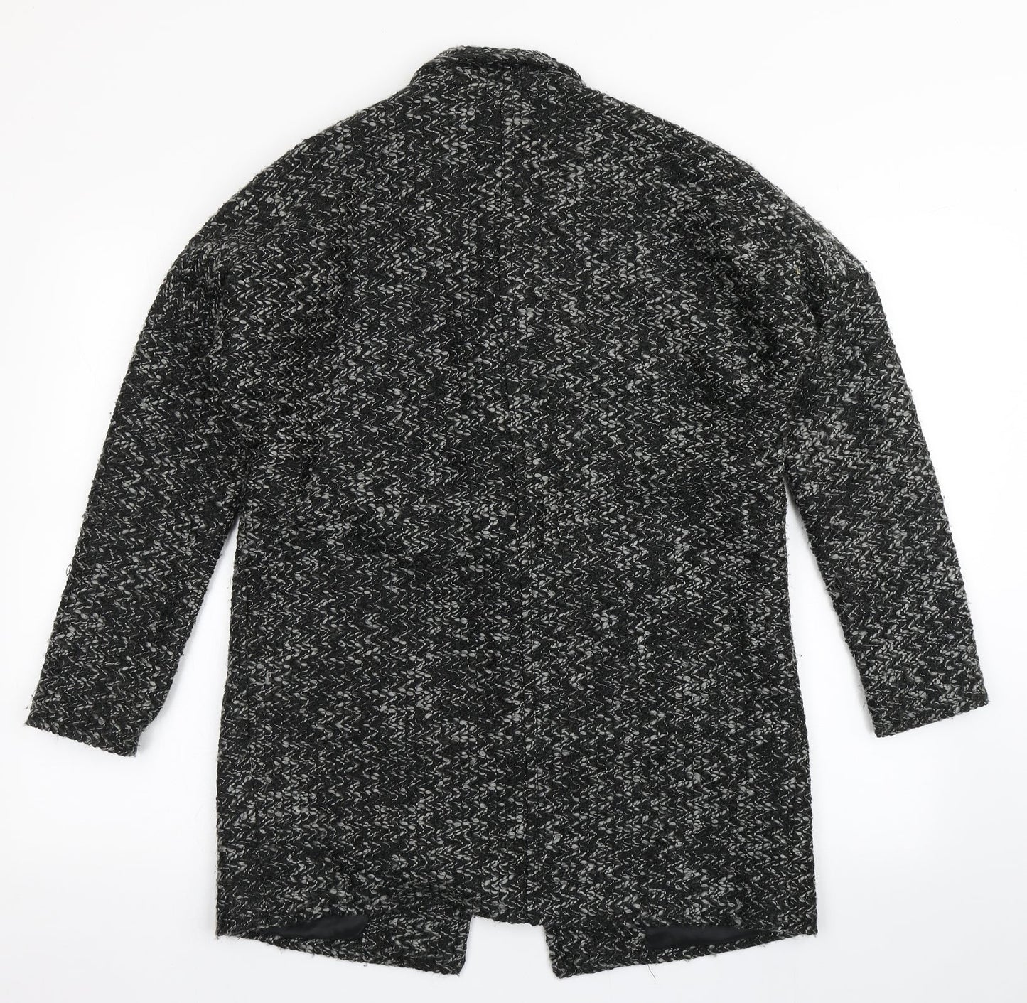 New Look Womens Black  Acrylic Jacket Blazer Size 8