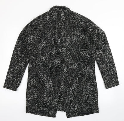 New Look Womens Black  Acrylic Jacket Blazer Size 8