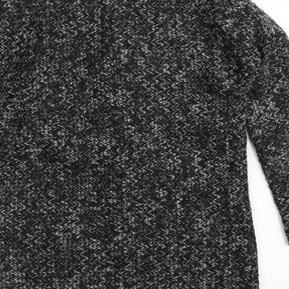 New Look Womens Black  Acrylic Jacket Blazer Size 8