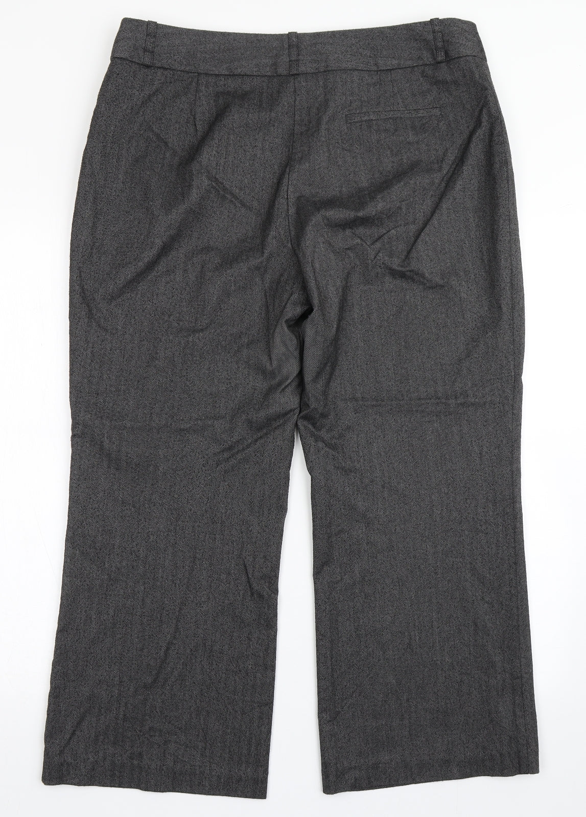 Womens UK Size 16 Marks and Spencer Regular Fit  Grey Trousers
