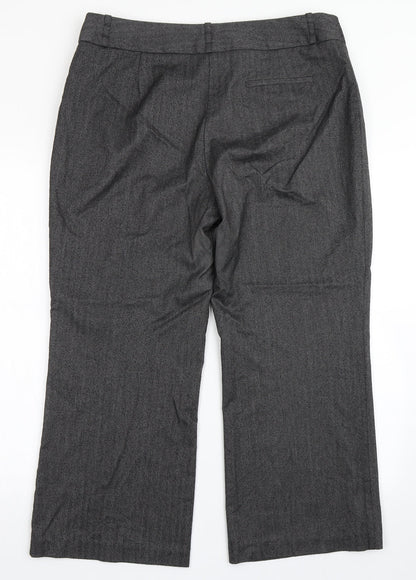 Womens UK Size 16 Marks and Spencer Regular Fit  Grey Trousers
