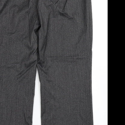 Womens UK Size 16 Marks and Spencer Regular Fit  Grey Trousers