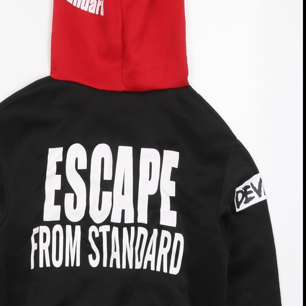 SheIn Womens Black  Polyester Pullover Hoodie Size M  Pullover - Escape From Standard Don't Bring Me Away