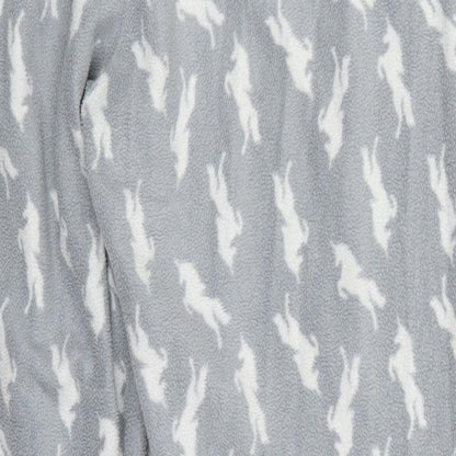 Avenue Womens Grey  Polyester Trousers  Size 8 L26 in Regular  - Unicorn Pyjama Pants