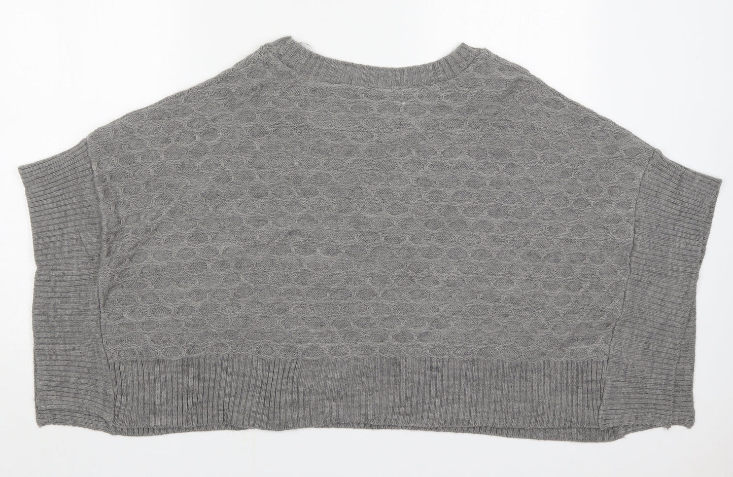 Jane Norman Womens Grey   Jacket Poncho Size 10