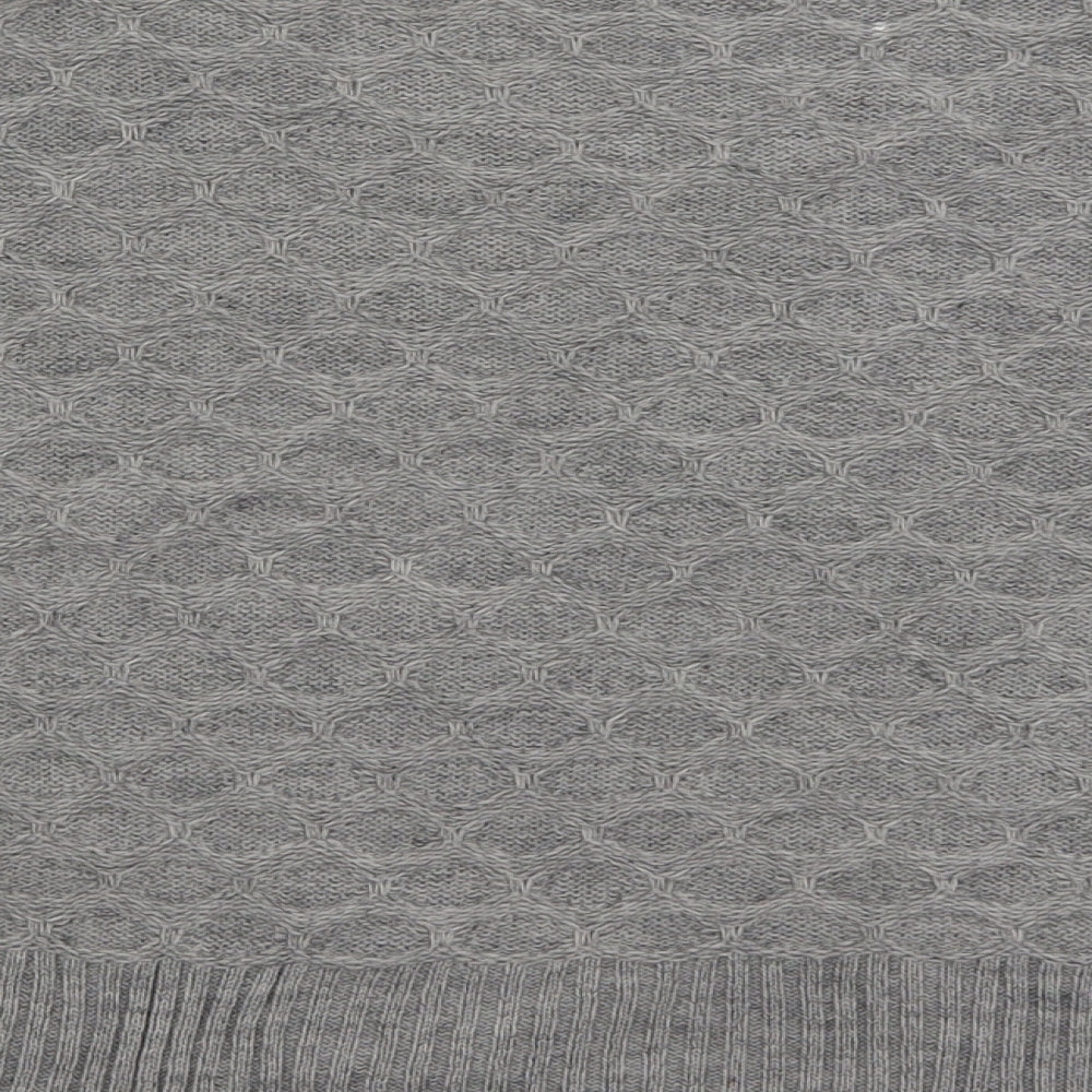 Jane Norman Womens Grey   Jacket Poncho Size 10