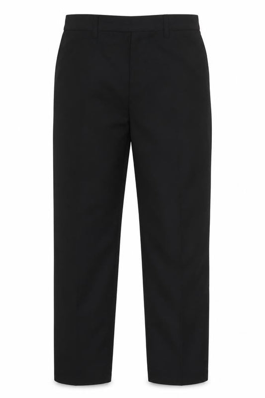 Studio Boys Black  Polyester Dress Pants Trousers Size 11-12 Years  Regular