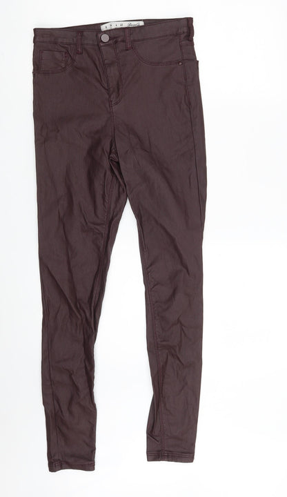 Womens UK Size 8 Denim Co.  Jegging Purple Leggings