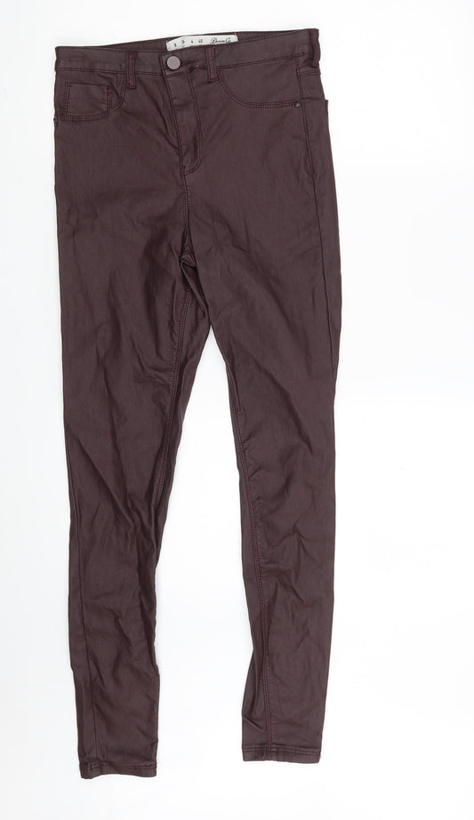 Womens UK Size 8 Denim Co.  Jegging Purple Leggings