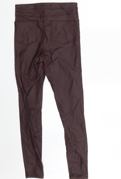 Womens UK Size 8 Denim Co.  Jegging Purple Leggings
