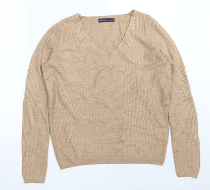 Womens UK Size 12 Marks and Spencer Brown Pullover Jumper