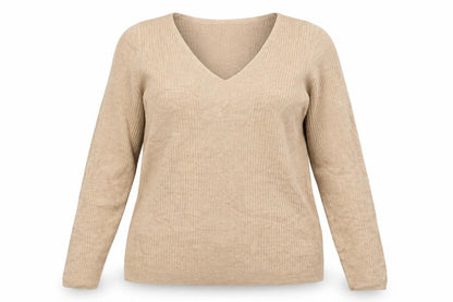 Womens UK Size 12 Marks and Spencer Brown Pullover Jumper