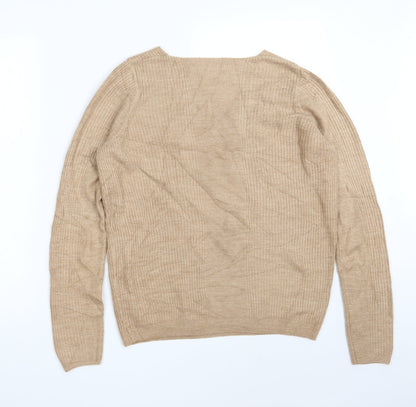 Womens UK Size 12 Marks and Spencer Brown Pullover Jumper