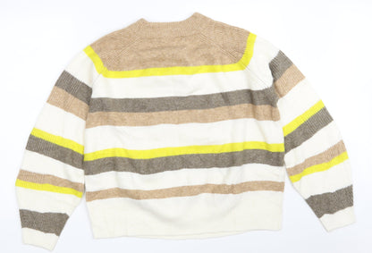 Womens UK Size L Marks and Spencer Multicoloured Pullover Jumper