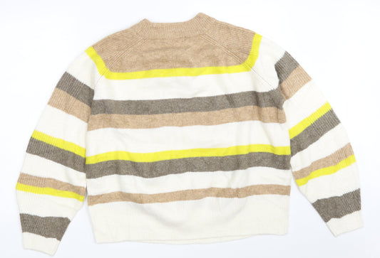 Womens UK Size L Marks and Spencer Multicoloured Pullover Jumper