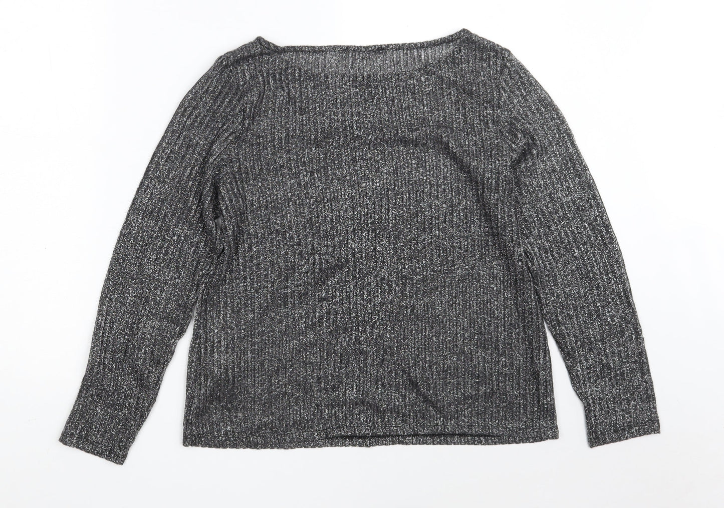 Womens UK Size 14 Marks and Spencer Black Pullover Sweatshirt