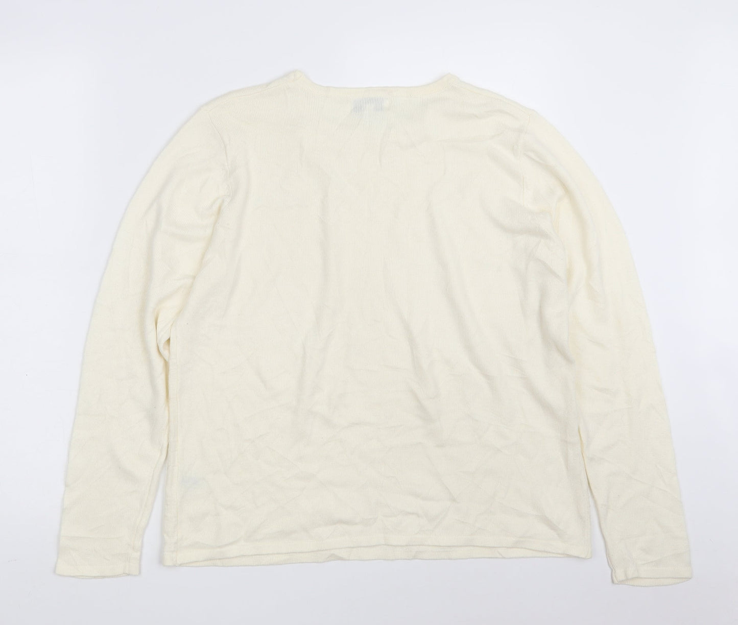 Womens UK Size M FAY LOUISE Ivory Pullover Jumper