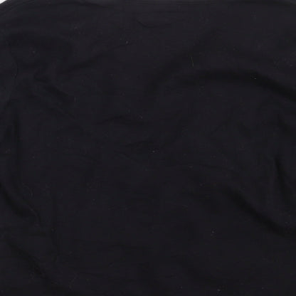 Womens UK Size L M&Co. Black Basic T-Shirt