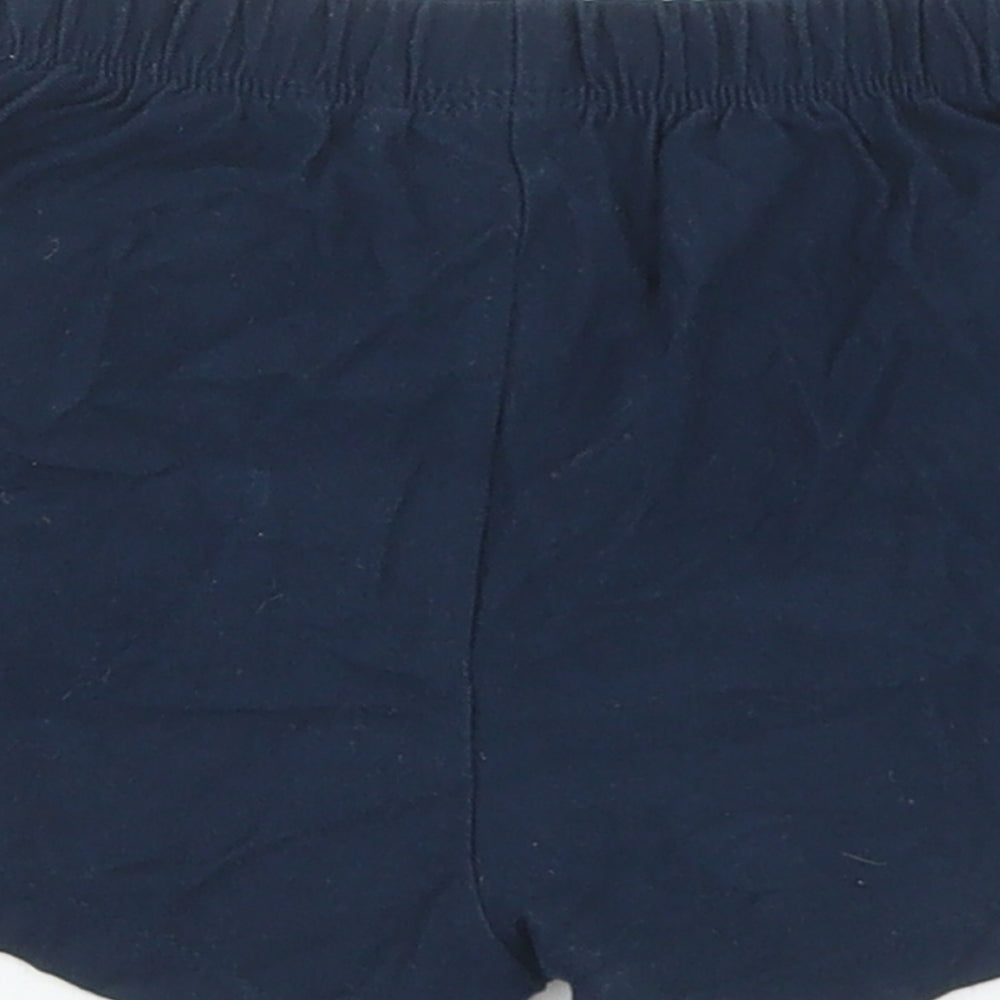 NEXT Girls Blue  Cotton Cropped Trousers Size 12-18 Months