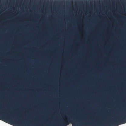 NEXT Girls Blue  Cotton Cropped Trousers Size 12-18 Months