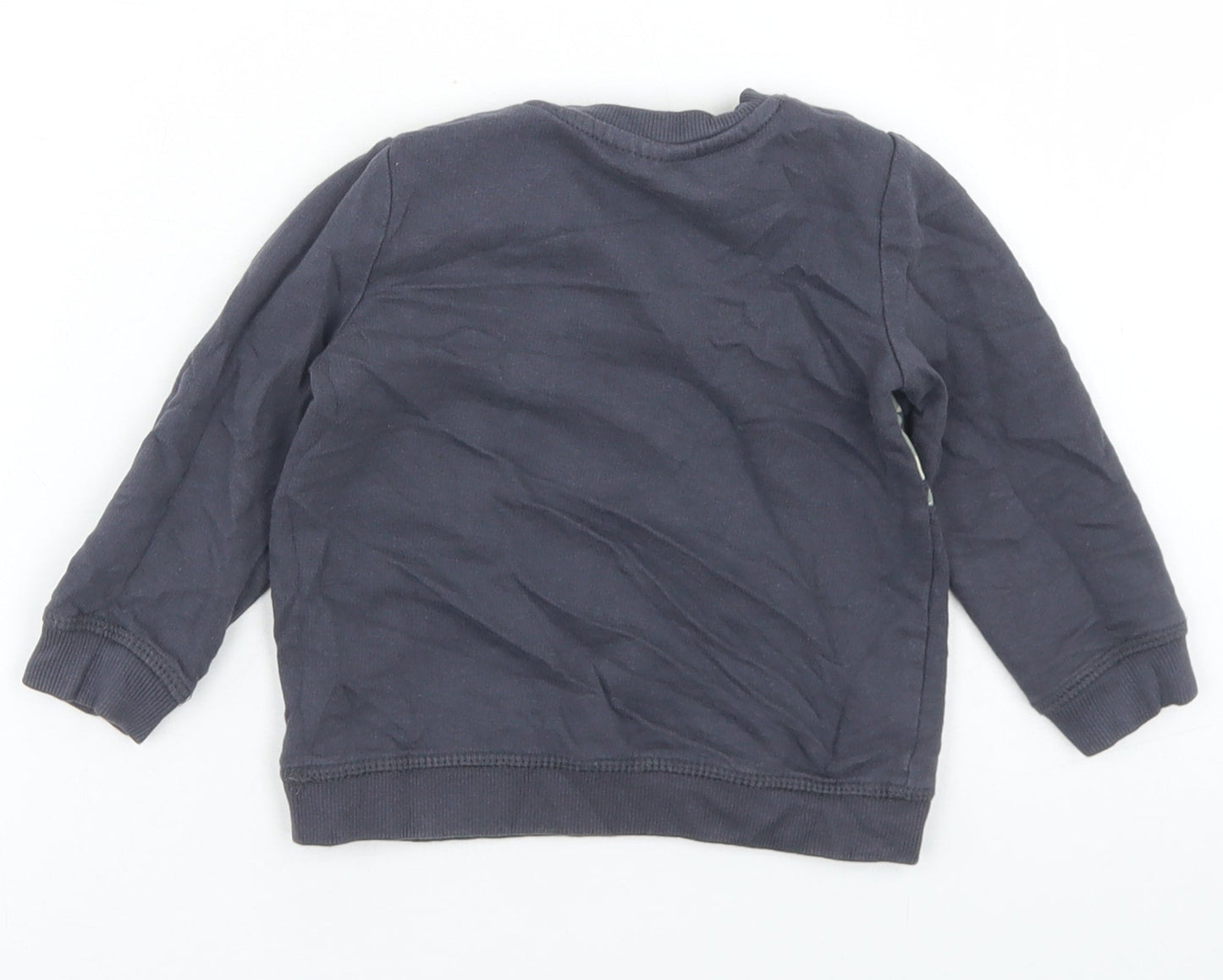 So Cute Boys Grey Camouflage Cotton Basic T-Shirt Size 18-24 Months Collared Snap