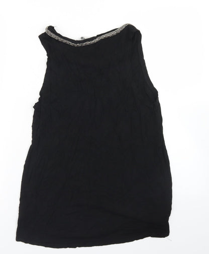 Womens UK Size M H&M Black Basic Tank