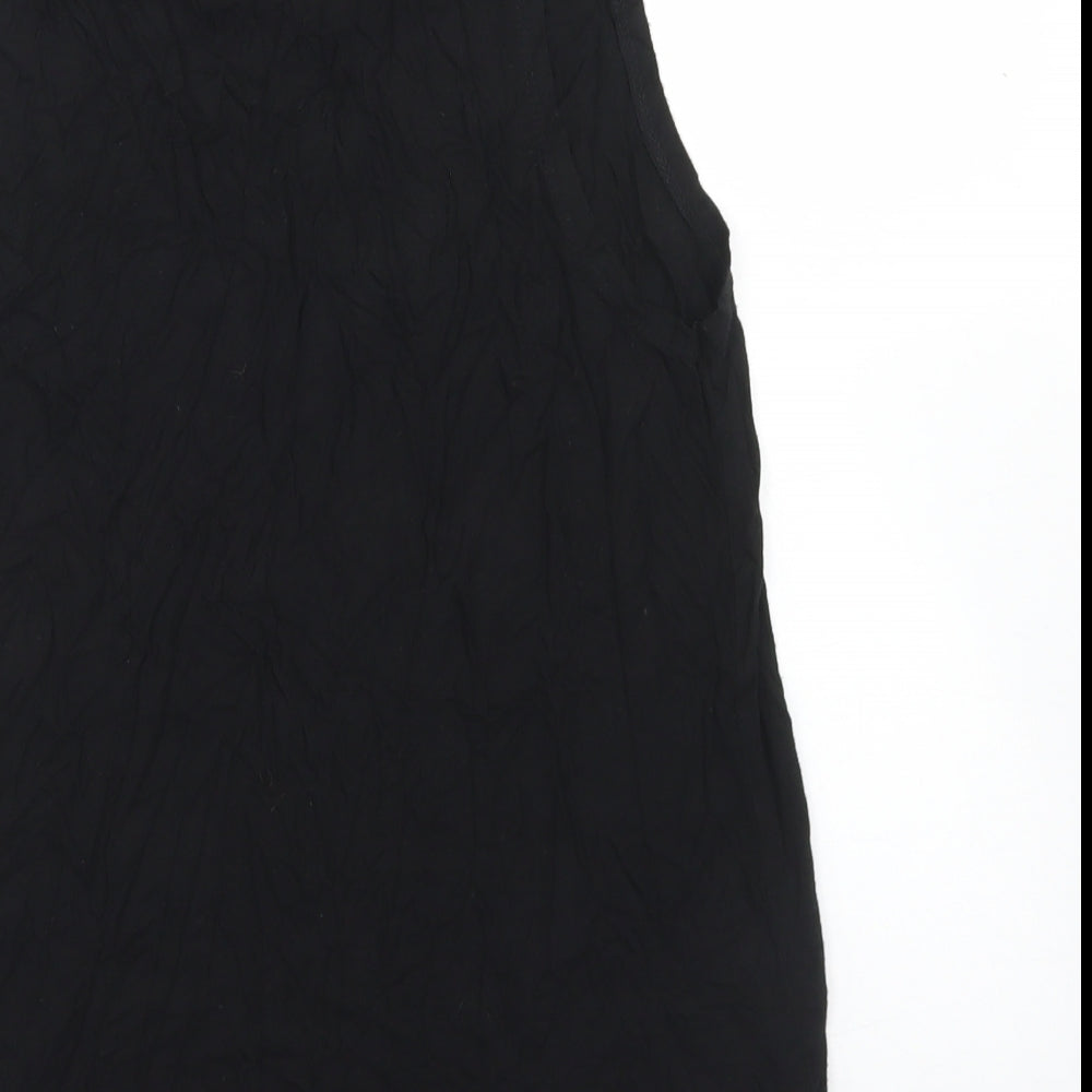 Womens UK Size M H&M Black Basic Tank