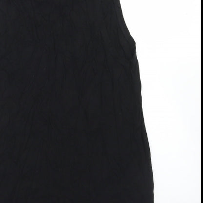 Womens UK Size M H&M Black Basic Tank