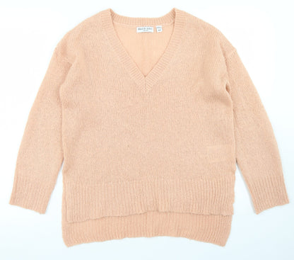 Womens UK Size XS Brave Soul Pink Pullover Jumper