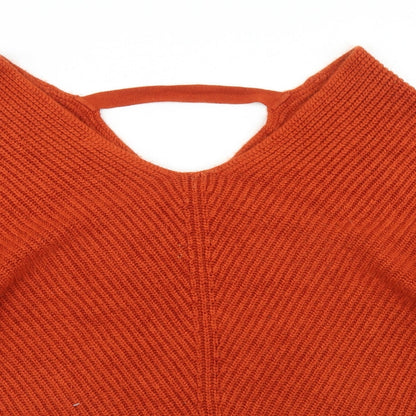 Womens UK Size M New Look Brown Pullover Jumper