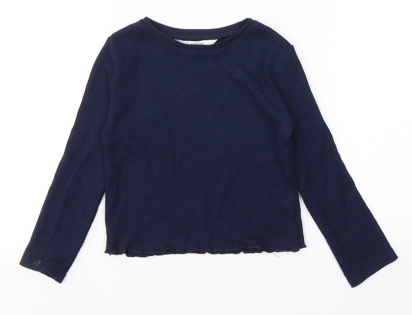 Angel Girls Blue  Polyester Pullover Casual Size 2-3 Years Round Neck