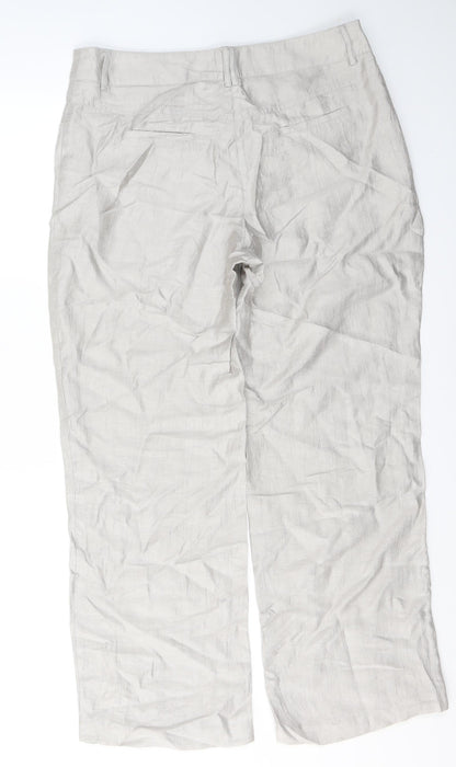Womens UK Size 18 Gelco Regular Fit  Beige Trousers