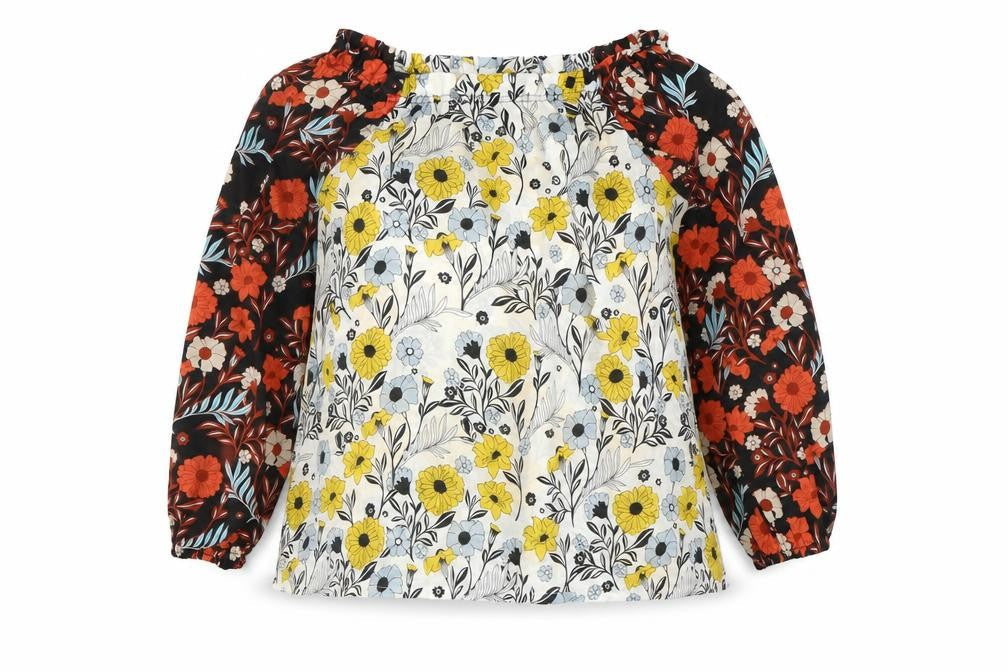 Womens UK Size S Boohoo Multicoloured Basic Blouse