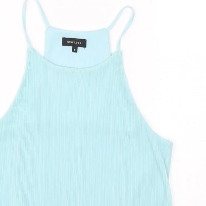 Womens UK Size 8 New Look Green Camisole Tank