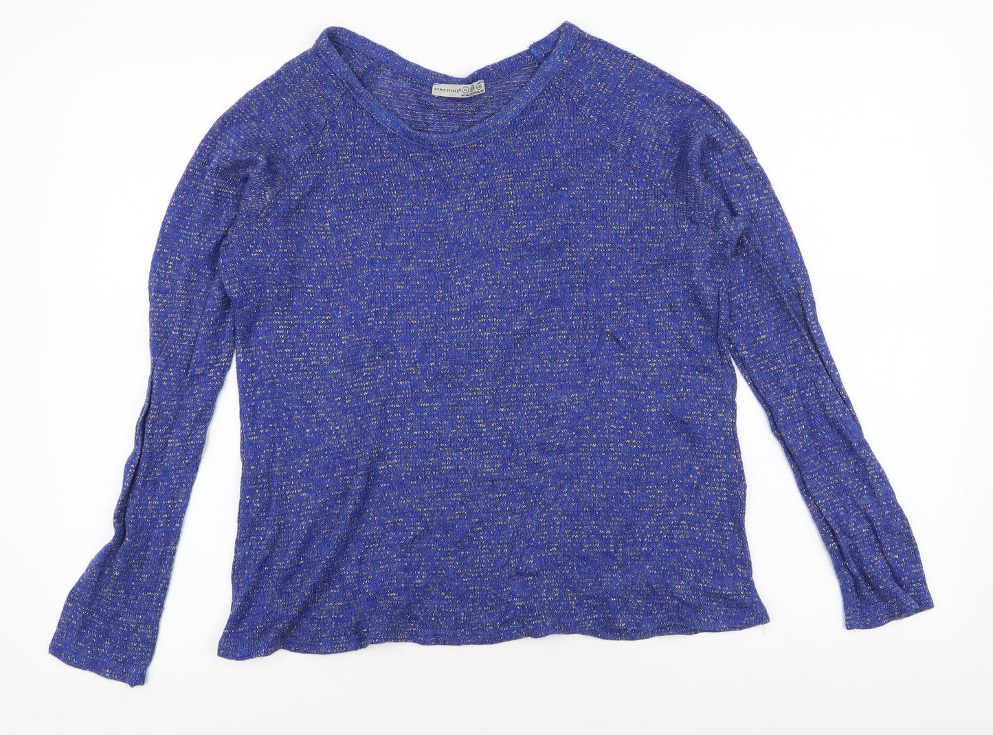 Womens UK Size 14 Atmosphere Blue Pullover Jumper